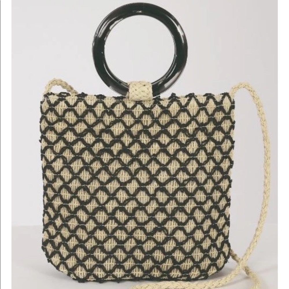 Molly Bracken Blake NWOT round handle fabric bag